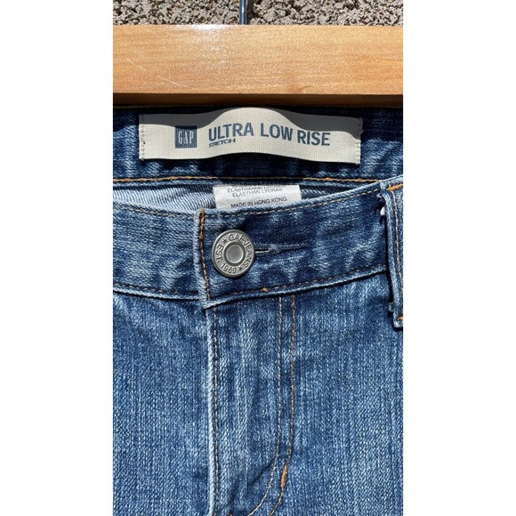 Vintage Gap Jeans 6 Gap Ultra Low Rise VTG Jeans 28x28 Y2K Vintage Boot Cut Sz 6 - Picture 4 of 12